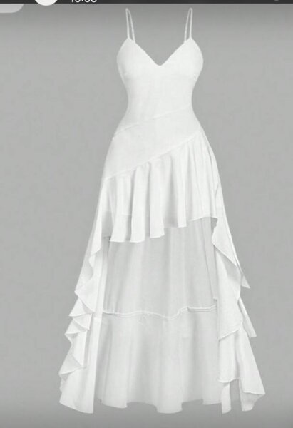 Robe d'été blanche fluide