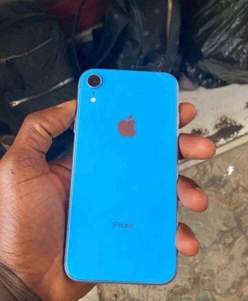 iPhone XR bleu