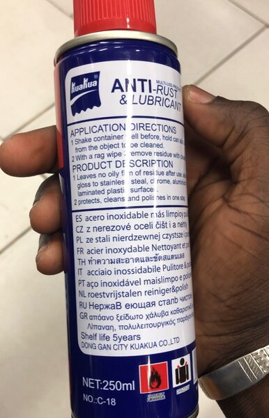 DEGRIPPANT ANTI ROUILLE