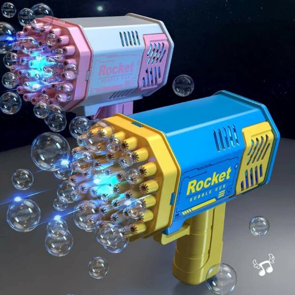 Pistolet à Bulles Rocket LED