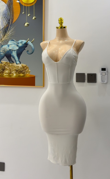 Tight dress white