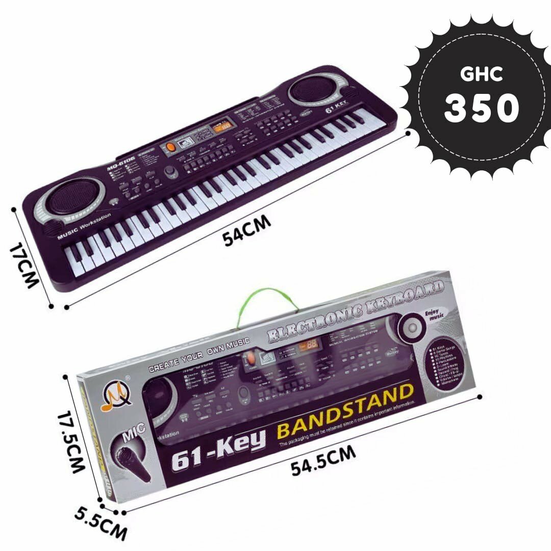 61 keys piano with mic