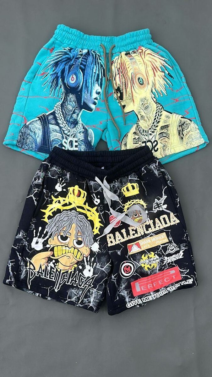 Shorts imprimés graphiques uniques