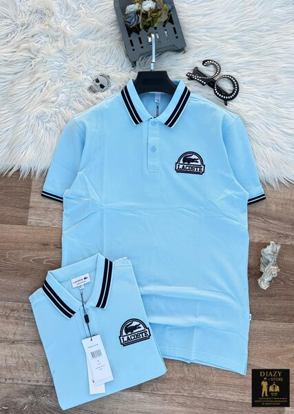 Polo Homme Bleu Élégant
