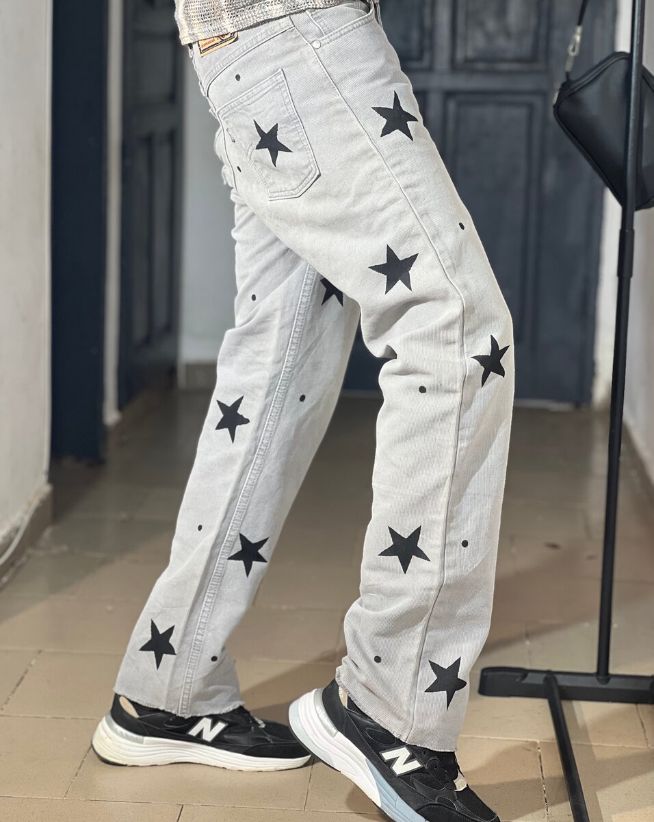 Jeans étoiles pour homme