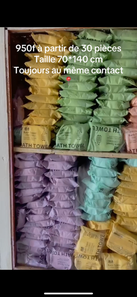 Serviette de Bain Comprimée