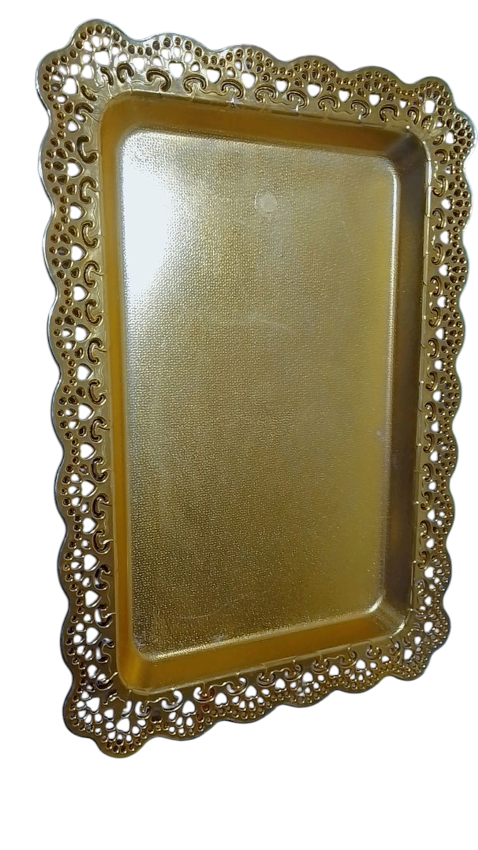 Plateau Doré Élegant