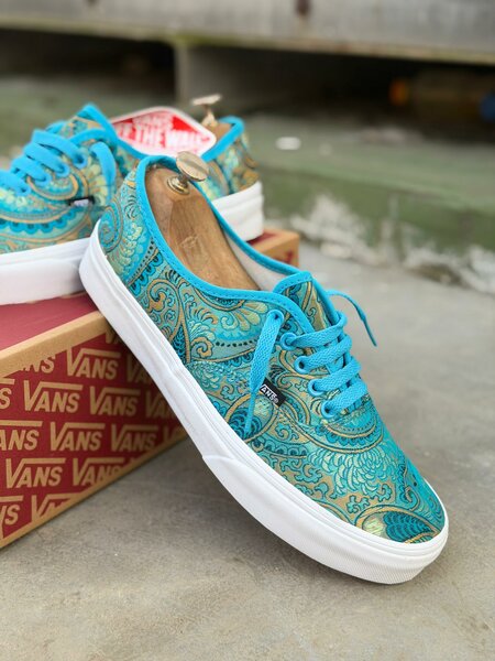 Baskets Vans Paisley Bleu