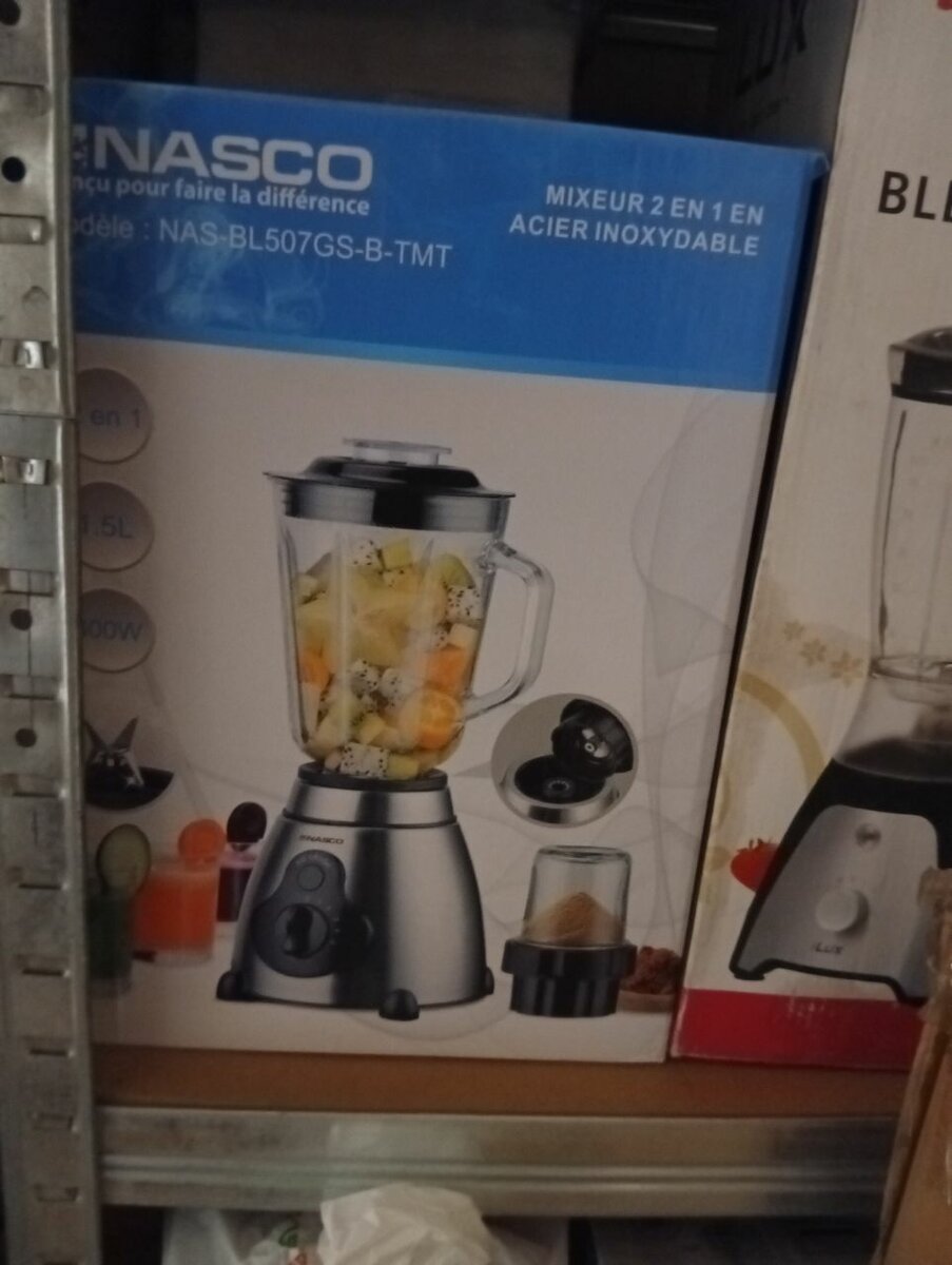 Blender NASCO 2 en 1 Acier