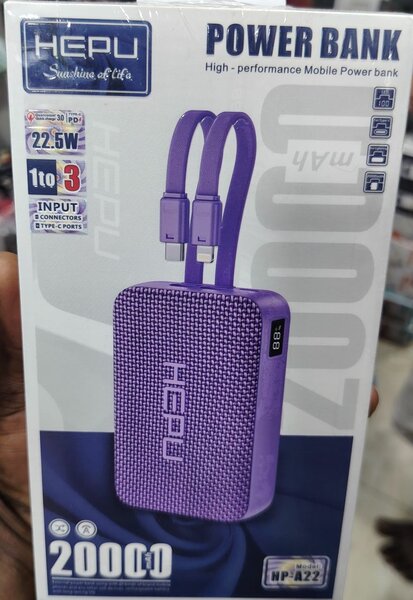 Batterie Externe 20000mAh HEPU