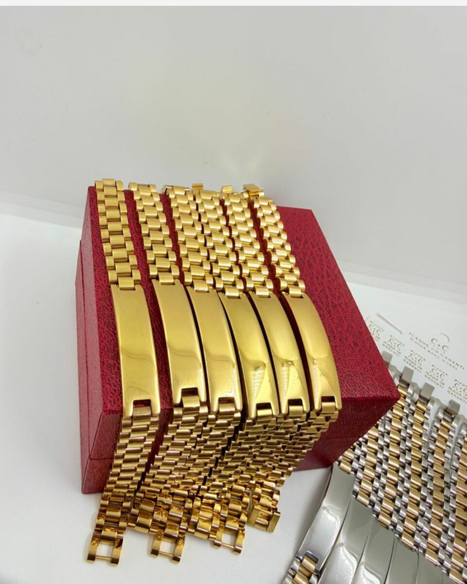 Bracelet gourmette doré