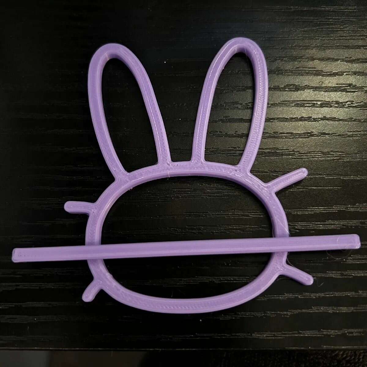 Rabbit hair pin