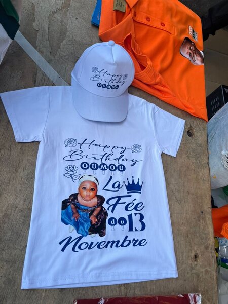 T-shirt et Casquette Anniversaire Enfant