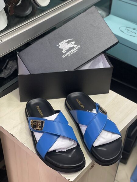 Luxury Leather Slide Sandals