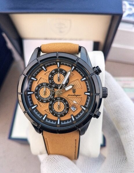 Montre POEDAGAR en cuir