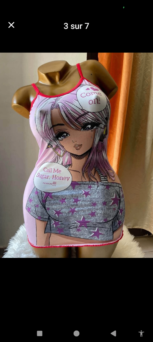 Robe de nuit moulante