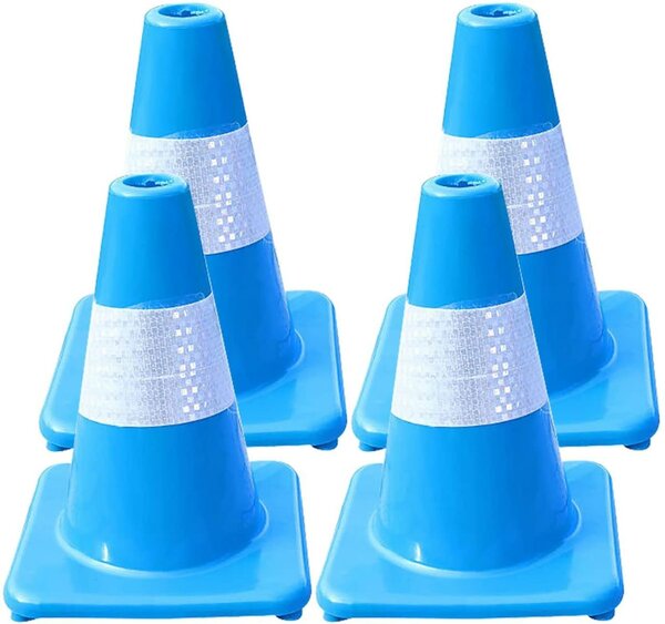 Cônes de signalisation réfléchissants