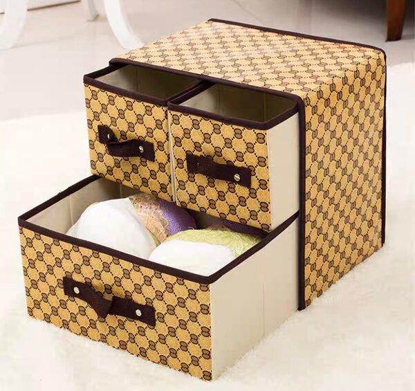 Organisateur tiroirs pliable