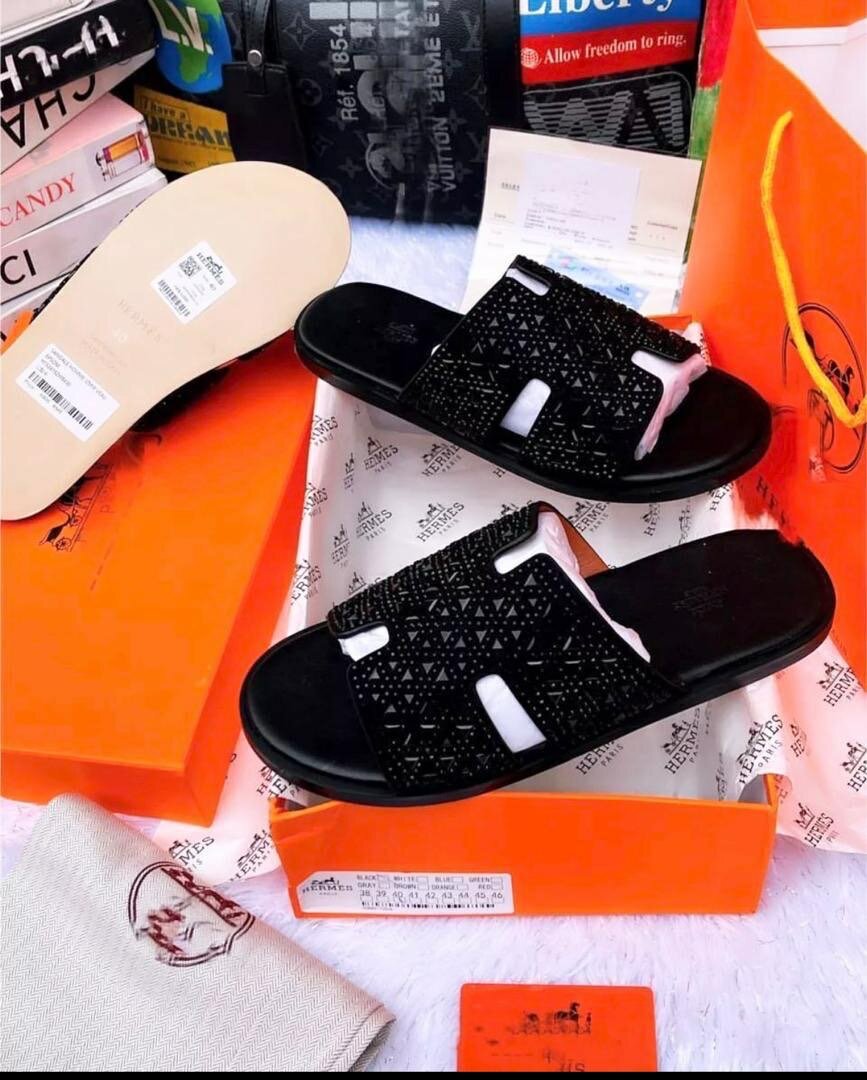Mens Hermes slippers