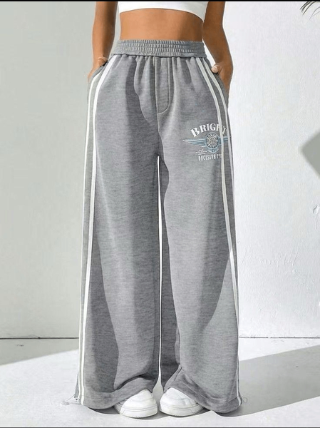 Pantalon large décontracté