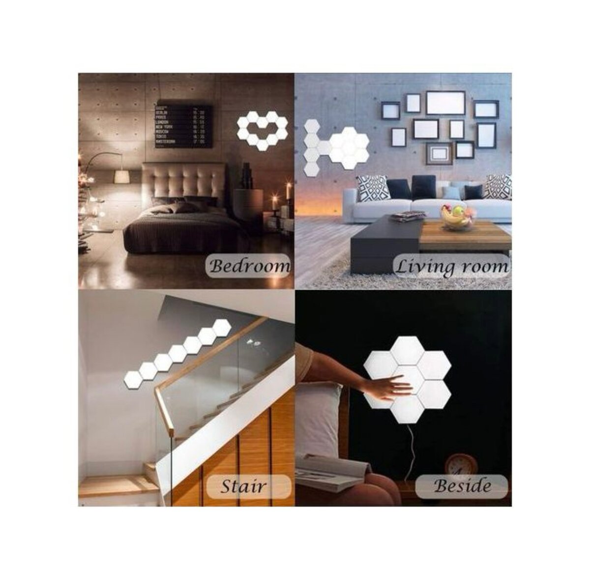 Lampe murale modulaire RGB Color changement applique créativ