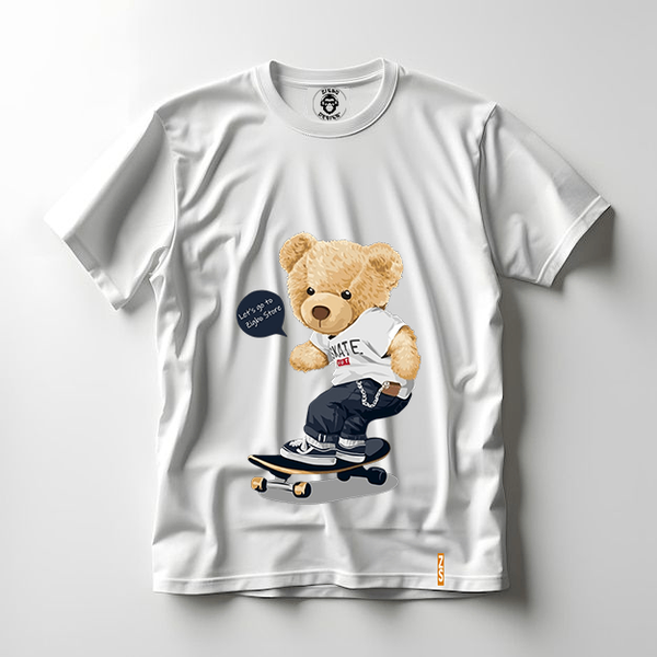T-shirt Ourson Skateur