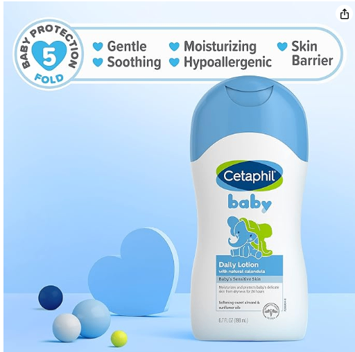 Lotion bébé hydratante Cetaphil