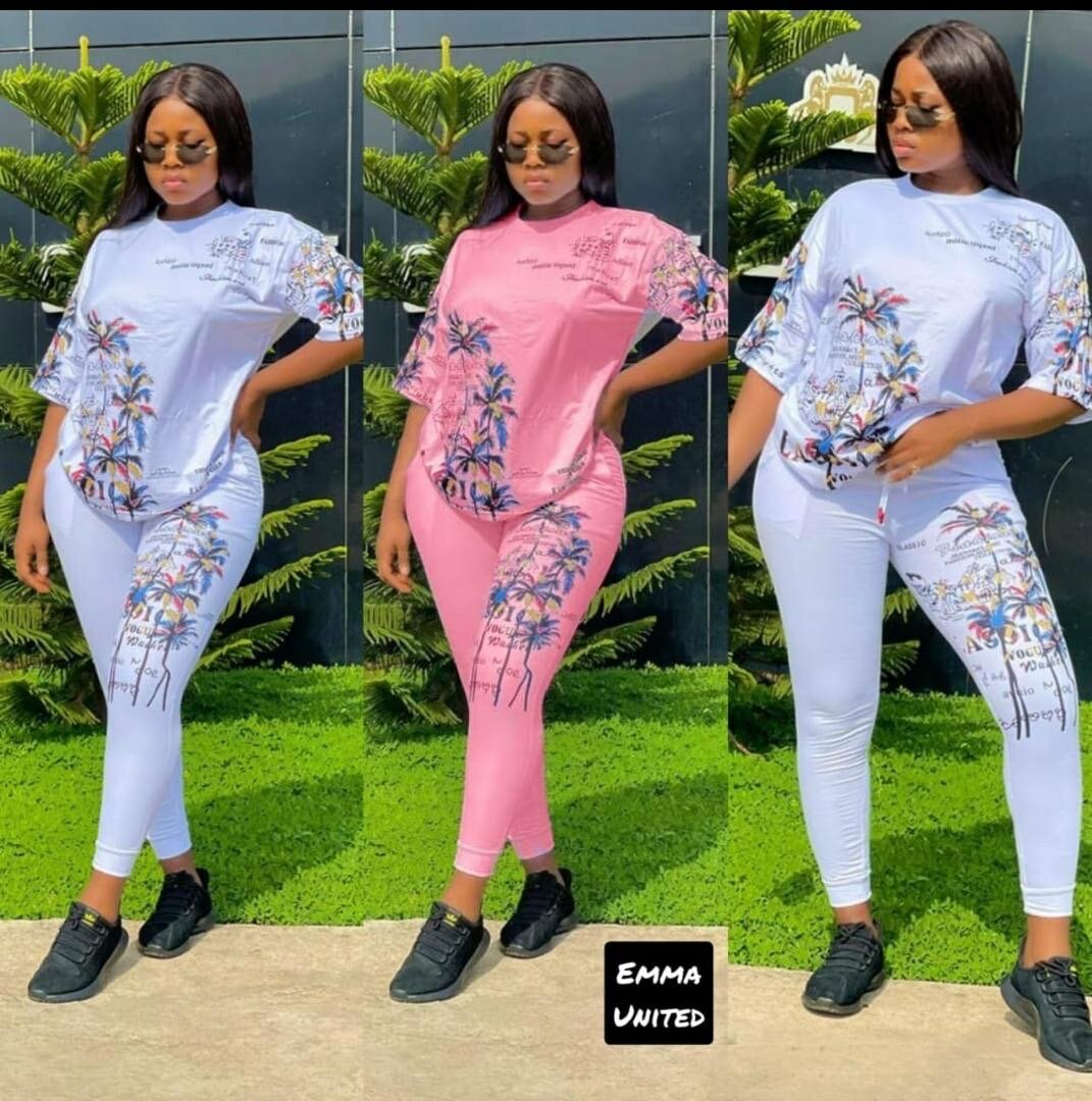 Ensemble Décontracté Imprimé Tendance