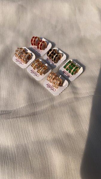 Zircon Ear Hoops