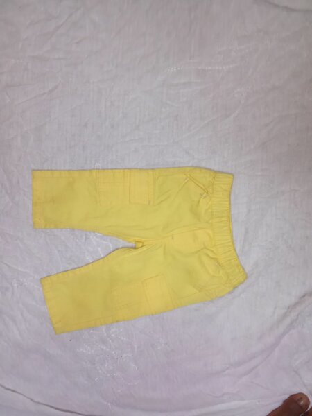 Pantalon Cargo Bébé Jaune