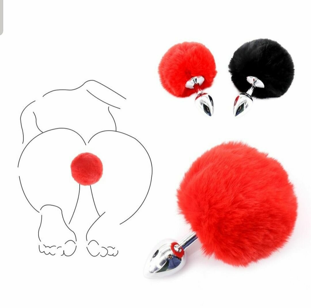 Plug Anal Pompon Fluffy
