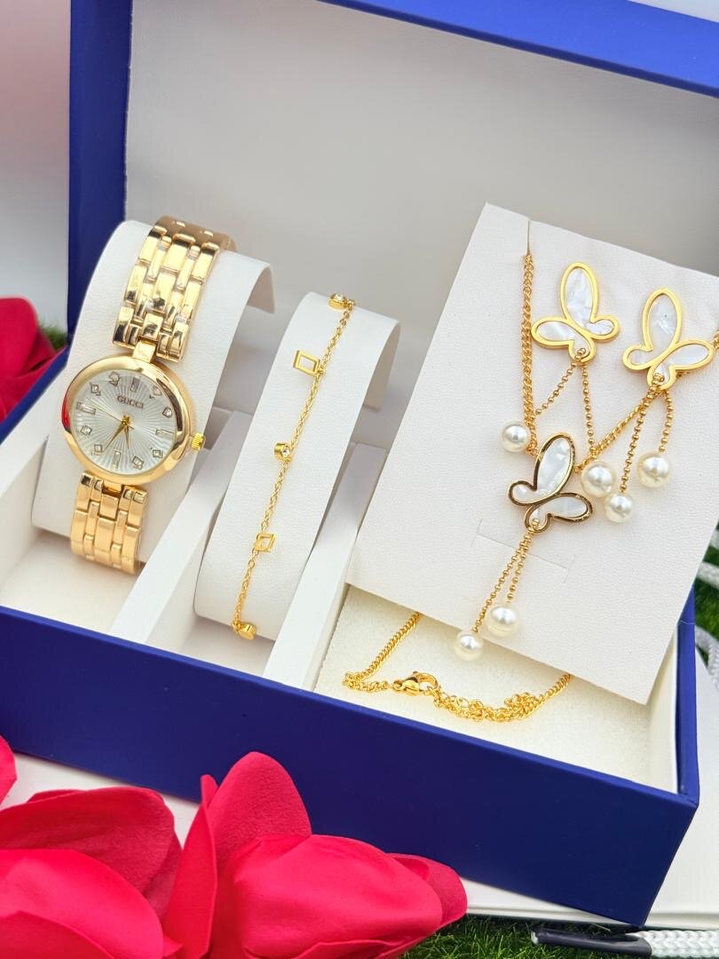 Coffret Montre & Bijoux Femme Élégant