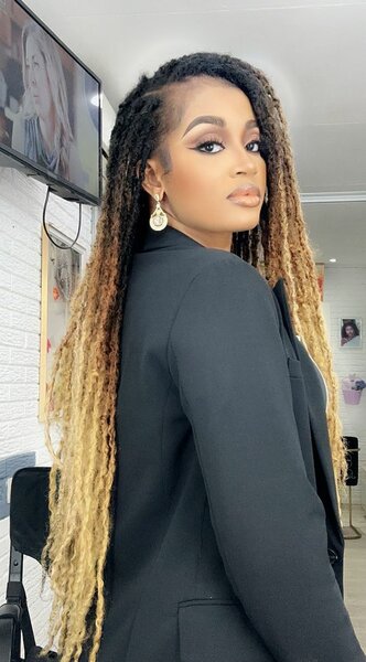 Extensions de cheveux tressés ombrés