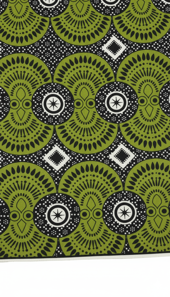 Tissu Wax Africain Vert