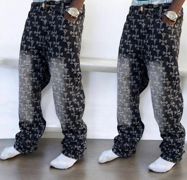 Jean Baggy Imprimé Homme