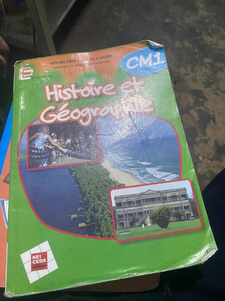 Manuel Scolaire CM1 Côte d'Ivoire