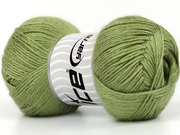 Fil à tricoter vert clair doux