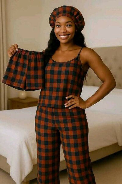 Pyjama Set Été Fleurs