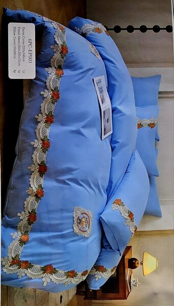 Drap 6 pièces 100% conton gla