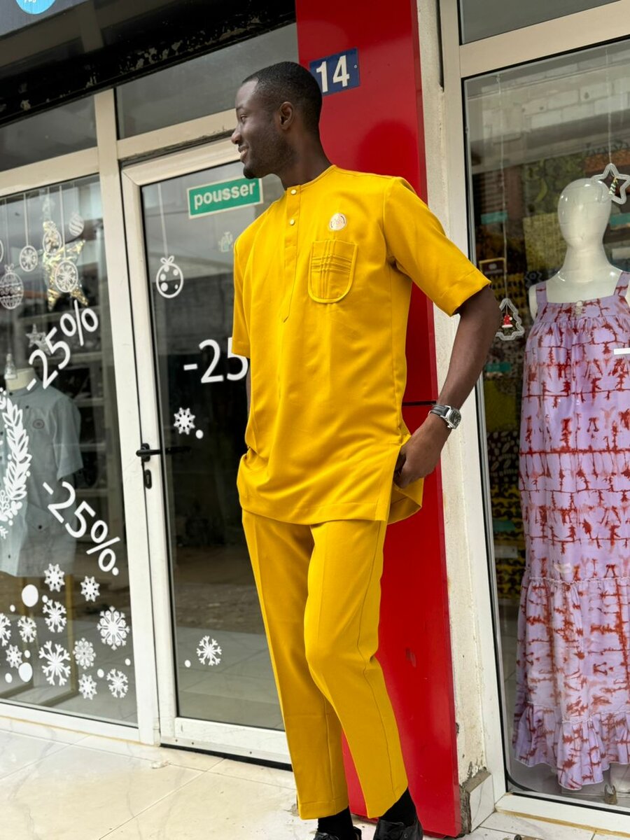 Tunique homme manche courte