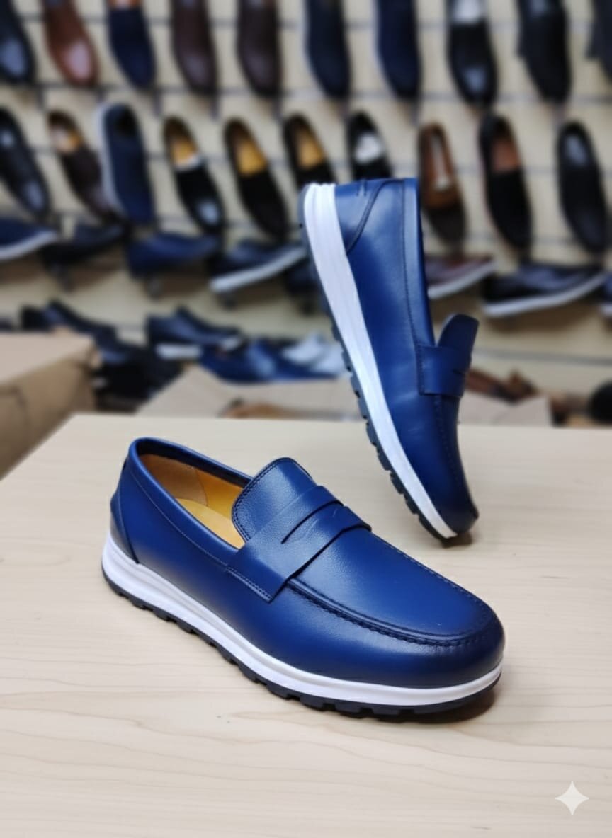 Mocassins en cuir élégants