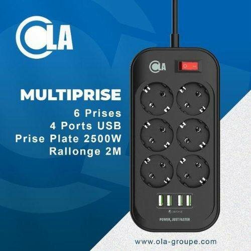 Multiprise OLA 6 Prises USB