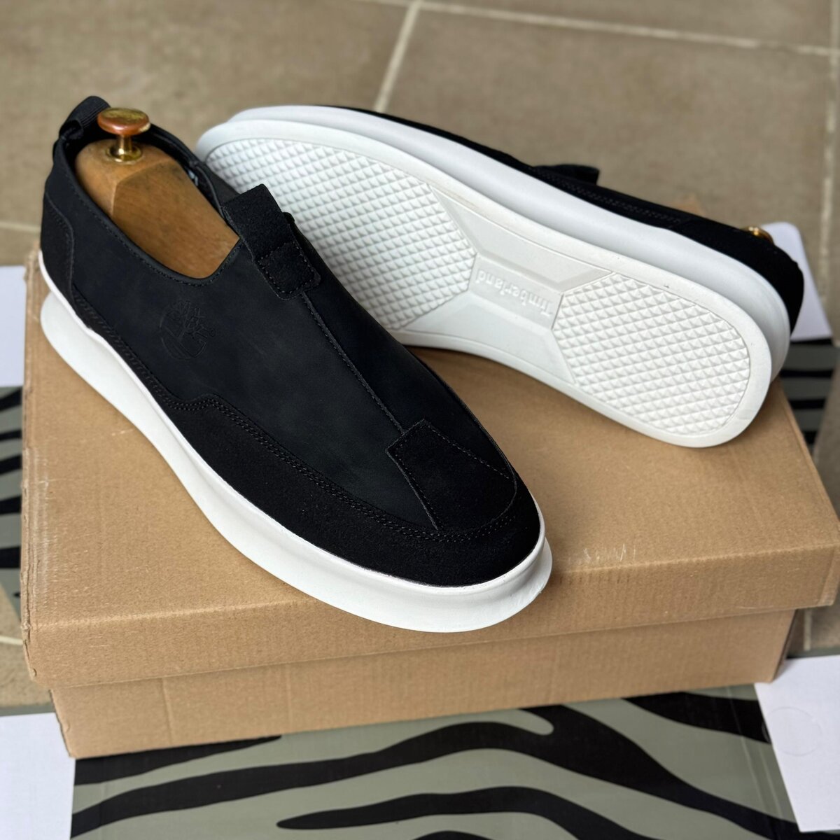 Mocassins noirs élégants