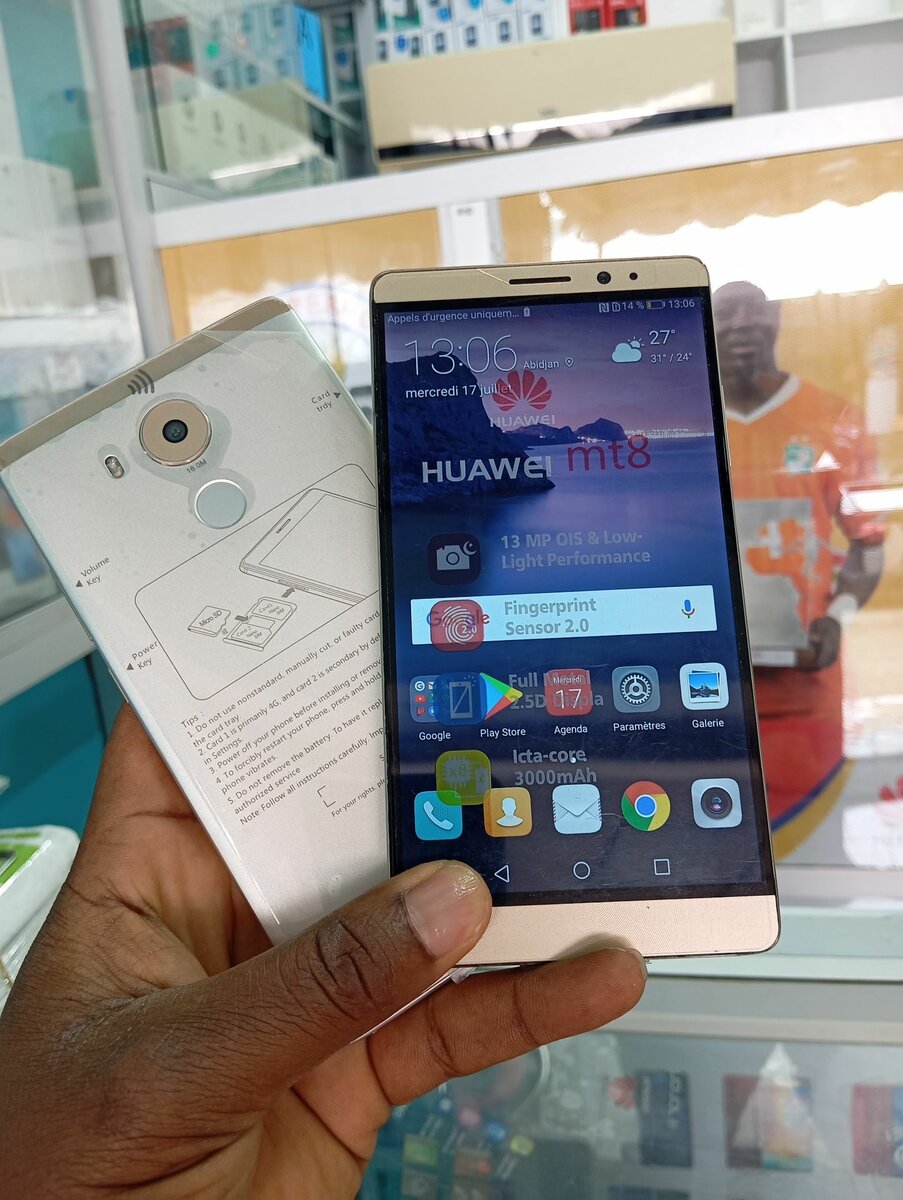 HUAWEI MATE 8 QUASI NEUF IMPORTÉ SANS ACCESSOIRES 64/4GIGA