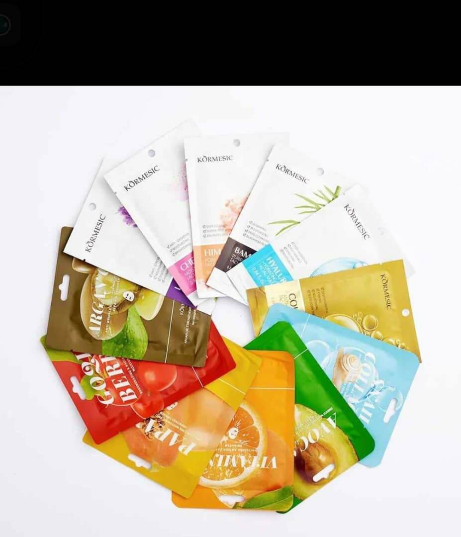 Masques de visage disponible à 350