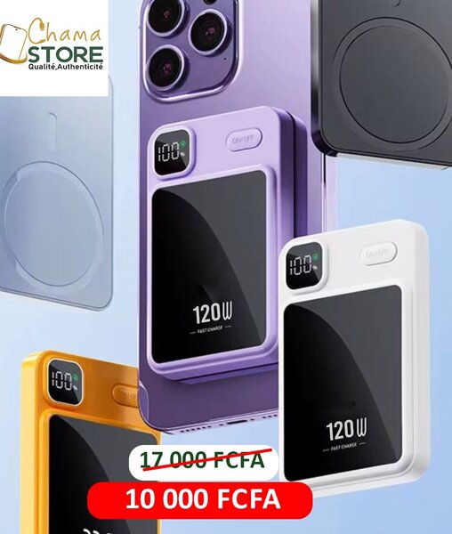 Chargeur Rapide 120W Portable