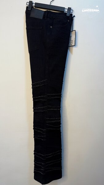 Jeans noirs déchirés Homme