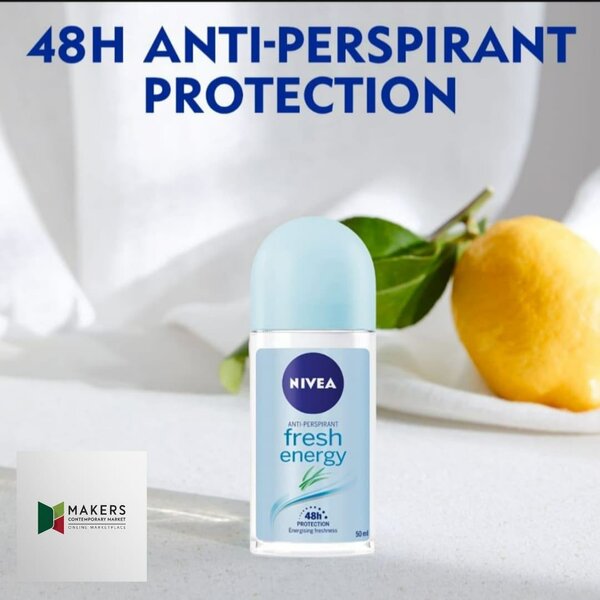 NIVEA Fresh Energy Anti-perspirant Roll-on Deodorant 50m
