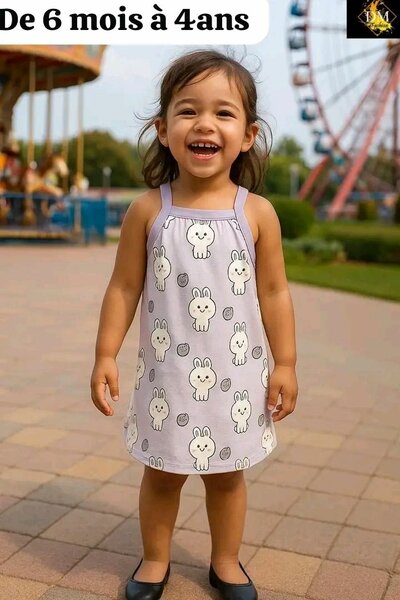 Robe Enfant Imprimés Animaux