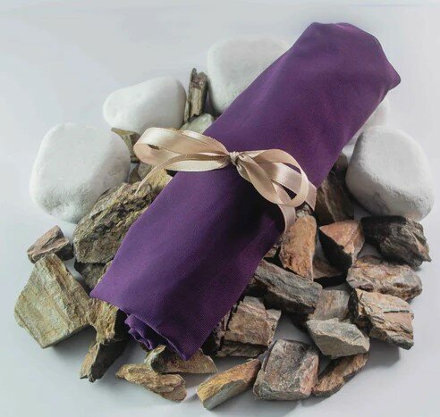 Hijab violet Premium de Georgette